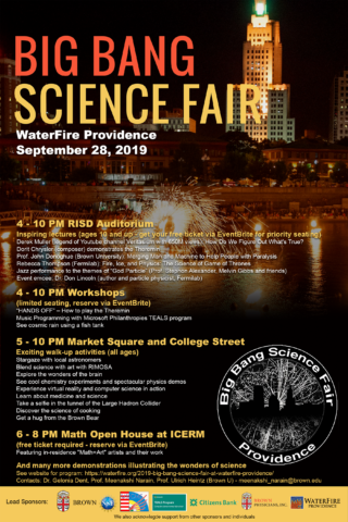 Big Bang Science Fair poster